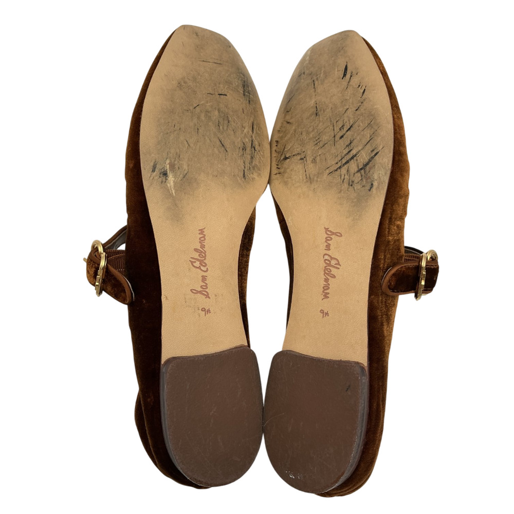 Tuckernuck Velvet Brown Michaela Flats Size 9.5 - Picture 6 of 6